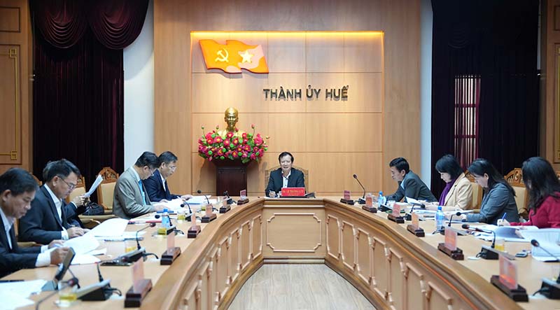 Ban Nội chính Thành ủy Huế chú trọng nâng cao chất lượng, hiệu quả công tác tham mưu Cấp ủy chỉ đạo xử lý các vụ việc liên quan đến an ninh, trật tự