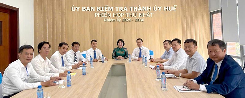 Danh sách Ủy viên Ủy ban Kiểm tra Thành ủy Huế nhiệm kỳ 2025 - 2030