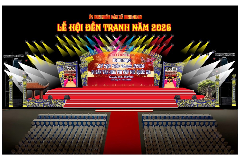 Khai hội Đền Tranh xuân 2026 sẽ được tổ chức với nhiều nghi lễ đặc sắc