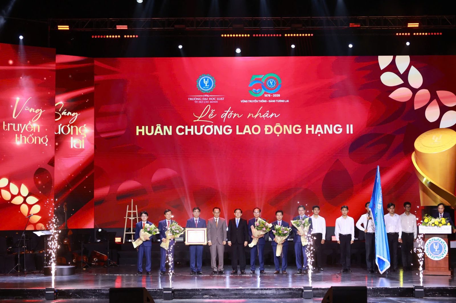 Quyền Bộ trưởng Hoàng Minh Sơn dự Lễ kỷ niệm 50 năm truyền thống Trường Đại học Luật TP. Hồ Chí Minh