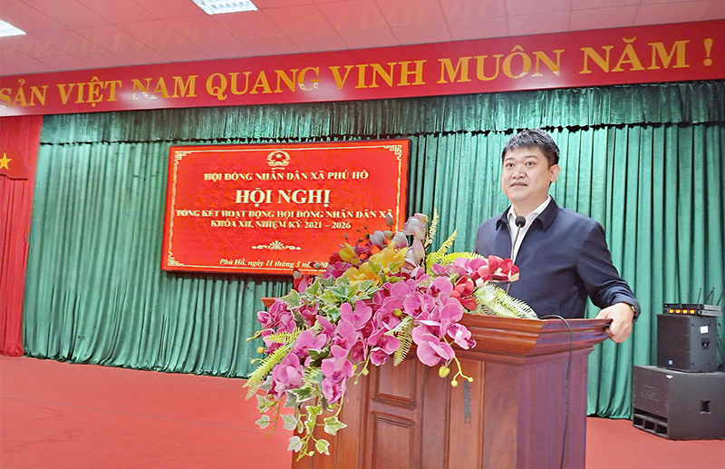 Phú Hồ: Tổng kết hoạt động HĐND xã khóa XII, nhiệm kỳ 2021 – 2026