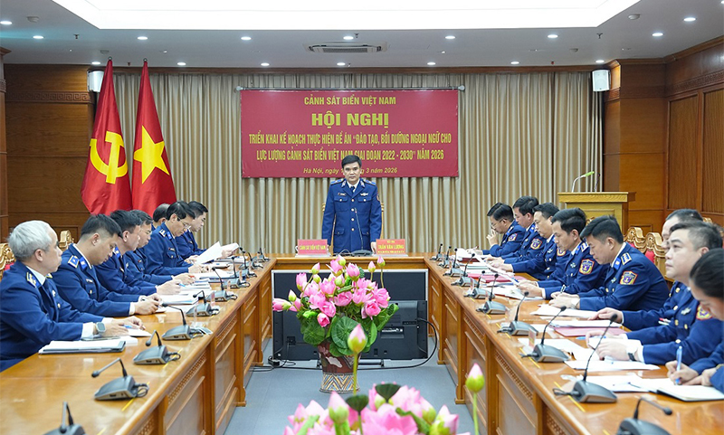 Cảnh sát biển Việt Nam triển khai Đề án đào tạo, bồi dưỡng ngoại ngữ năm 2026