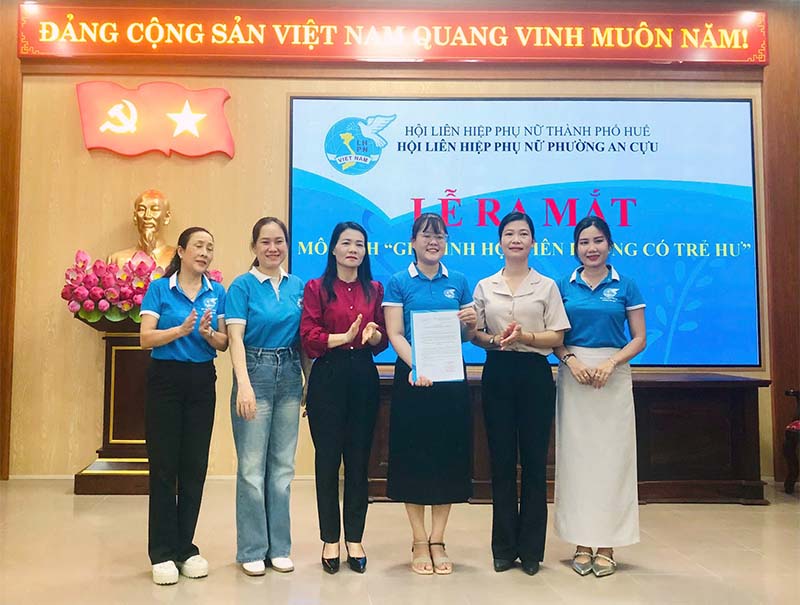 Ra mắt mô hình “Gia đình hội viên không có trẻ hư” tại phường An Cựu