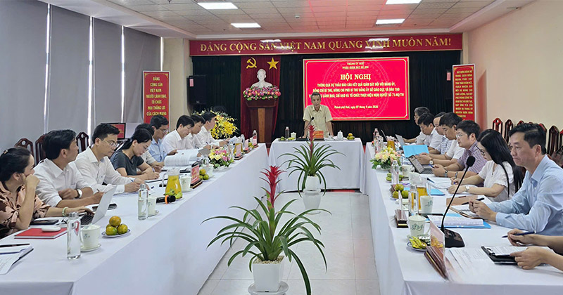 Hội nghị công bố dự thảo báo cáo kết quả giám sát thực hiện Nghị quyết số 71-NQ/TW đối với Đảng ủy Sở Giáo dục và Đào tạo