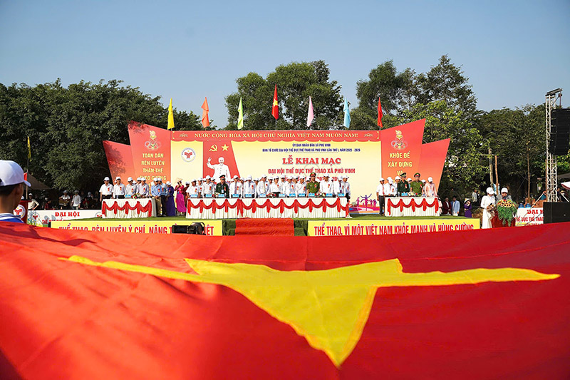 Đại hội TDTT xã Phú Vinh lần thứ I: Lan tỏa phong trào rèn luyện thể thao quần chúng