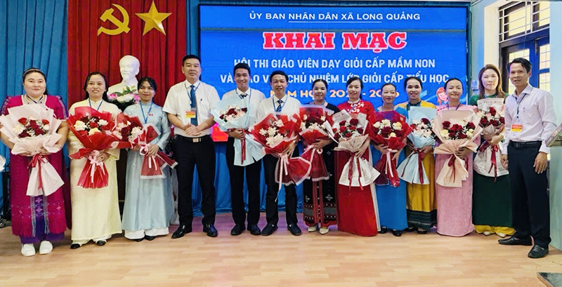 Long Quảng: Tổ chức hội thi Giáo viên dạy giỏi cấp mầm non và giáo viên chủ nhiệm giỏi cấp tiểu học