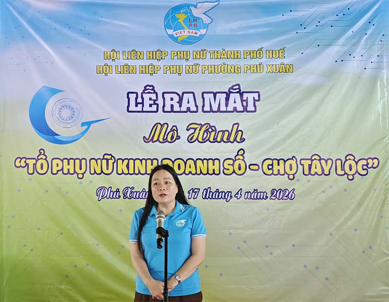 Phường Phú Xuân: Ra mắt mô hình “Phụ nữ chuyển đổi số”