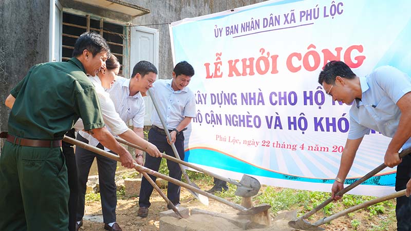 Chung tay dựng xây mái ấm cho người khó khăn ở Phú Lộc
