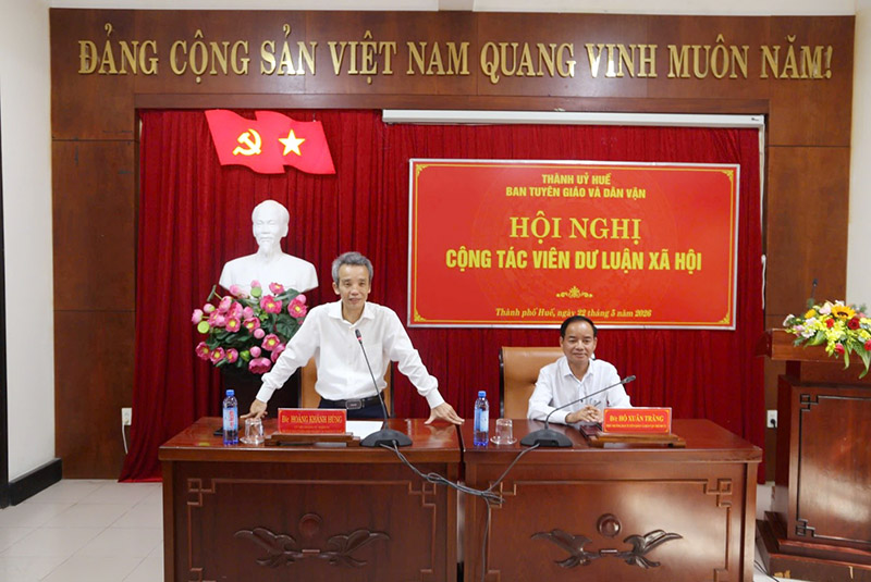 Ban Tuyên giáo và Dân vận Thành ủy tổ chức Hội nghị Cộng tác viên dư luận xã hội