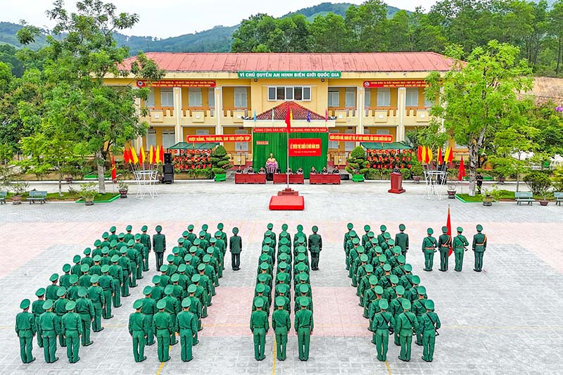 Bộ đội Biên phòng TP Huế tổ chức Lễ tuyên thệ chiến sĩ mới năm 2026
