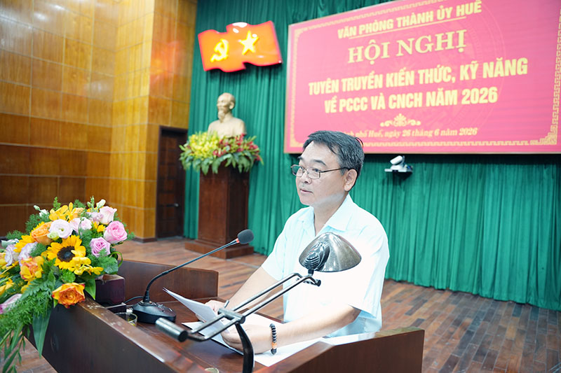 Chủ động phòng ngừa, nâng cao kỹ năng phòng cháy, chữa cháy và cứu nạn, cứu hộ trong cơ quan Đảng