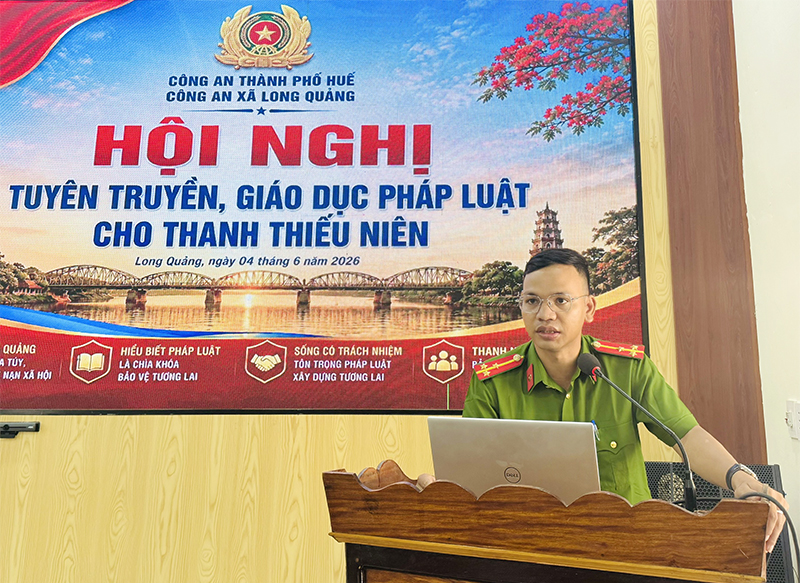 Xã Long Quảng: Tăng cường tuyên truyền, giáo dục pháp luật, phòng ngừa vi phạm trong thanh thiếu niên