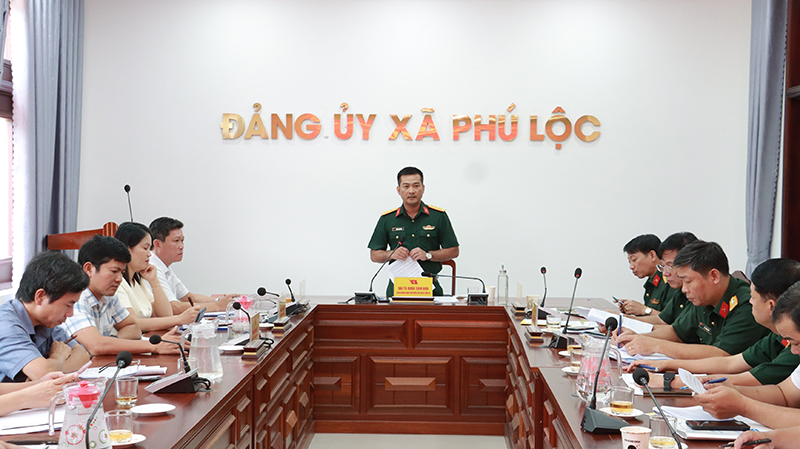 Đoàn kiểm tra số 496 của Ban Thường vụ Thành ủy thông qua dự thảo báo cáo kết quả kiểm tra tại xã Phú Lộc