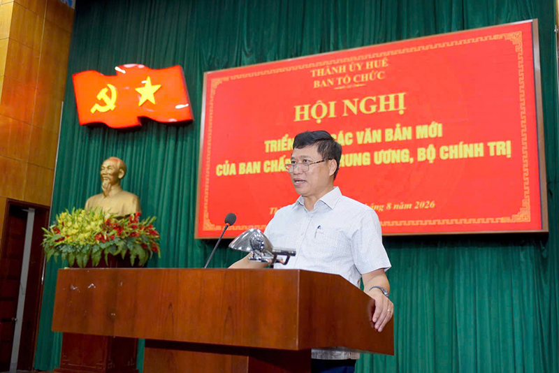 Ban Tổ chức Thành ủy quán triệt các văn bản mới của Ban Chấp hành Trung ương Đảng, Bộ Chính trị
