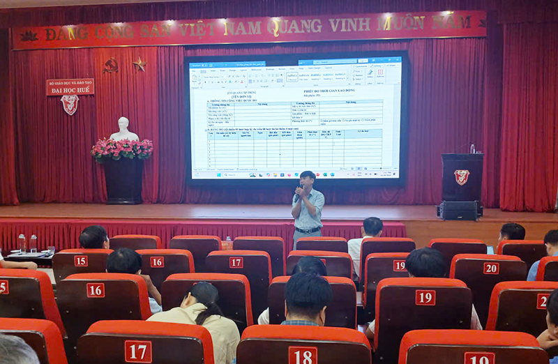 Ban Tổ chức Thành ủy tập huấn xây dựng cơ sở dữ liệu vị trí việc làm, phương án biên chế giai đoạn 2027 - 2031